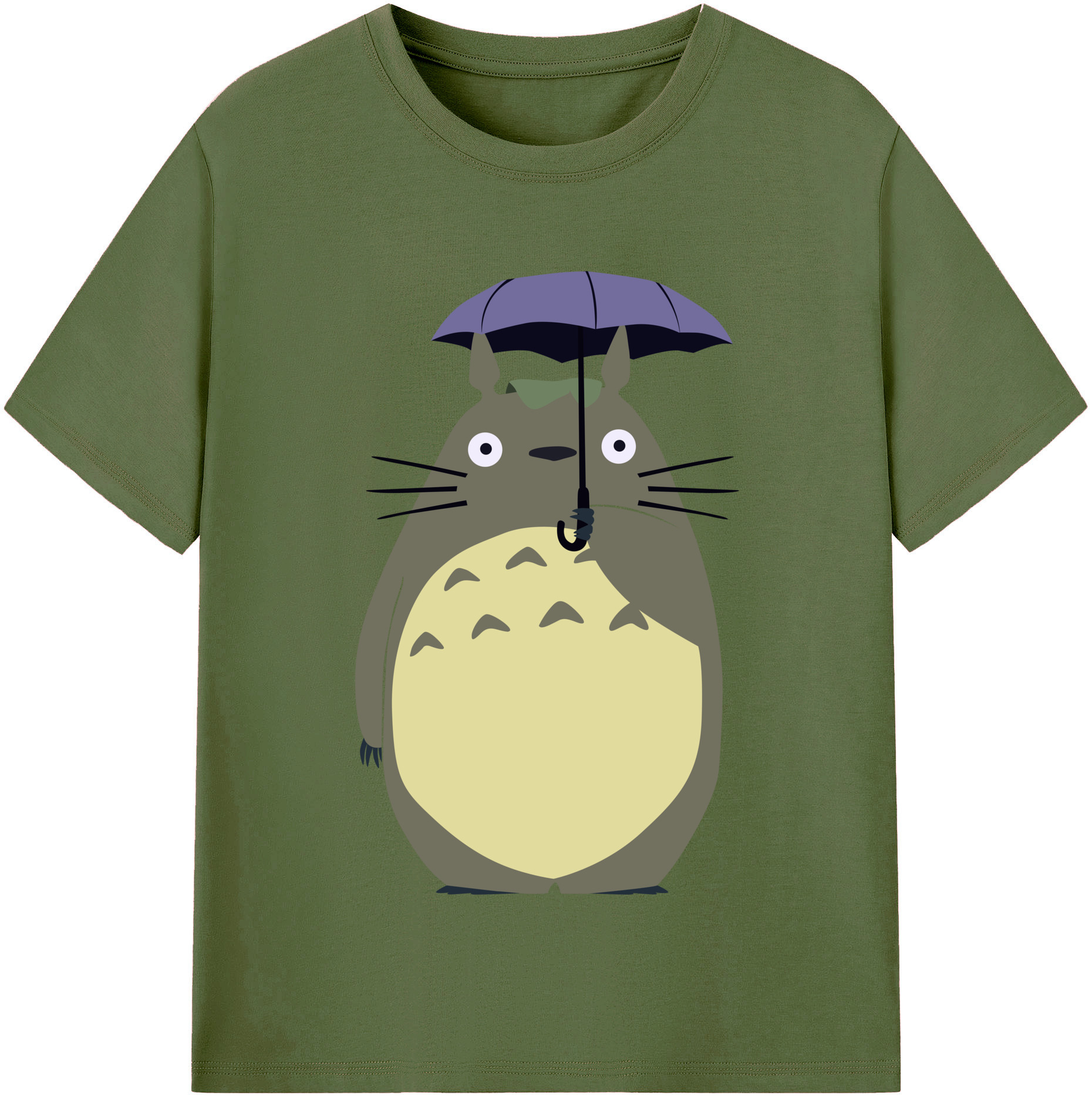 （画像用） となりのトトロ 草壁メイ 草壁サツキ My Neighbor Totoro Satsuki Kusakabe Mei Kusakabe 綿100％半袖Tシャツ（フロントプリント）
